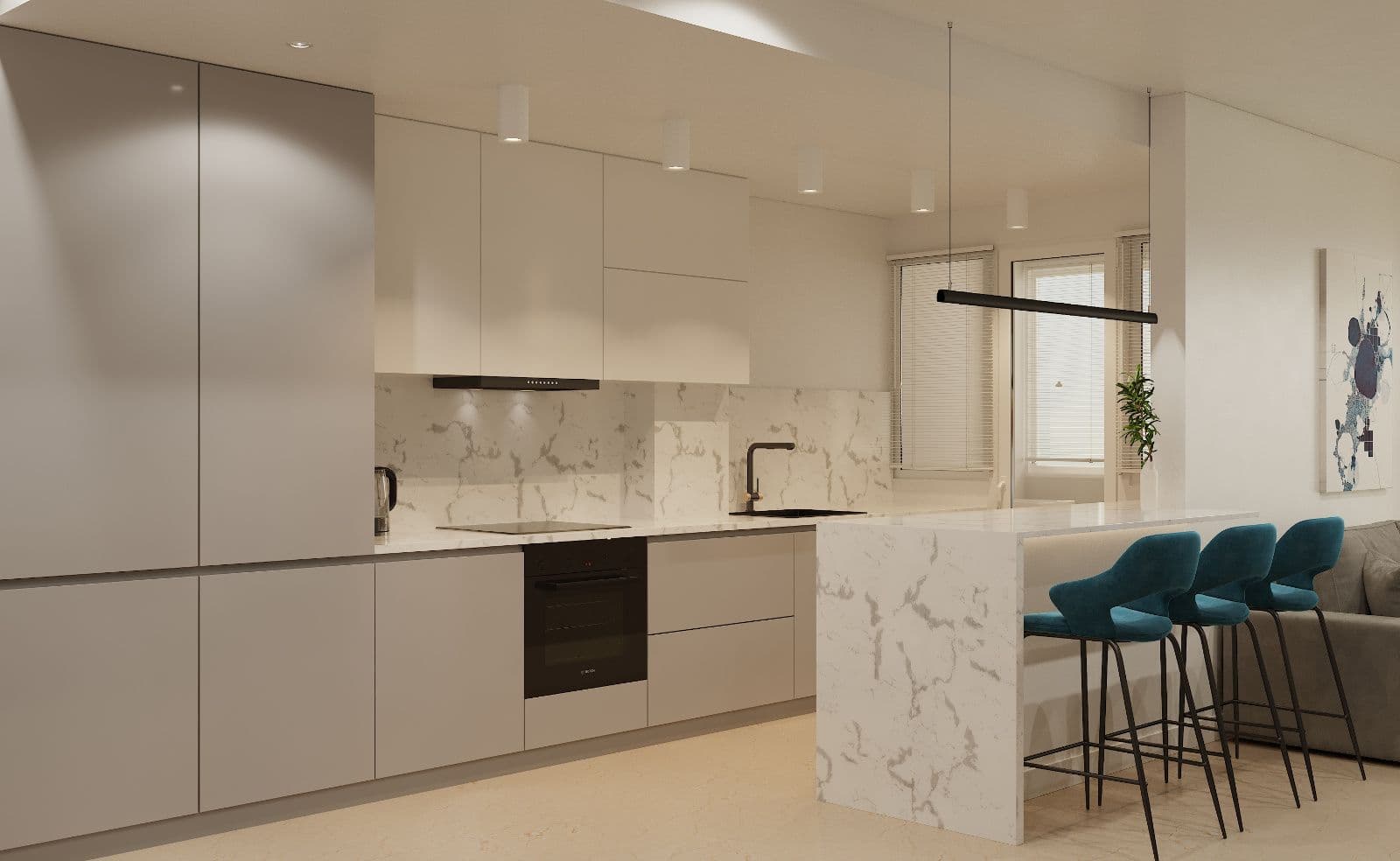 Piso obra nueva 3 habitaciones y 2 baños en Vila-real (1ºB)