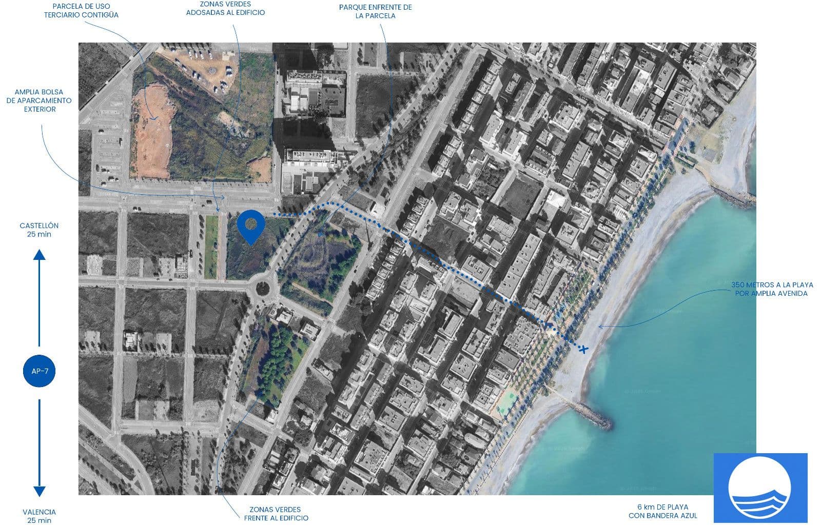 Apartamento 2 dormitorios en obra nueva Moncófar - 5