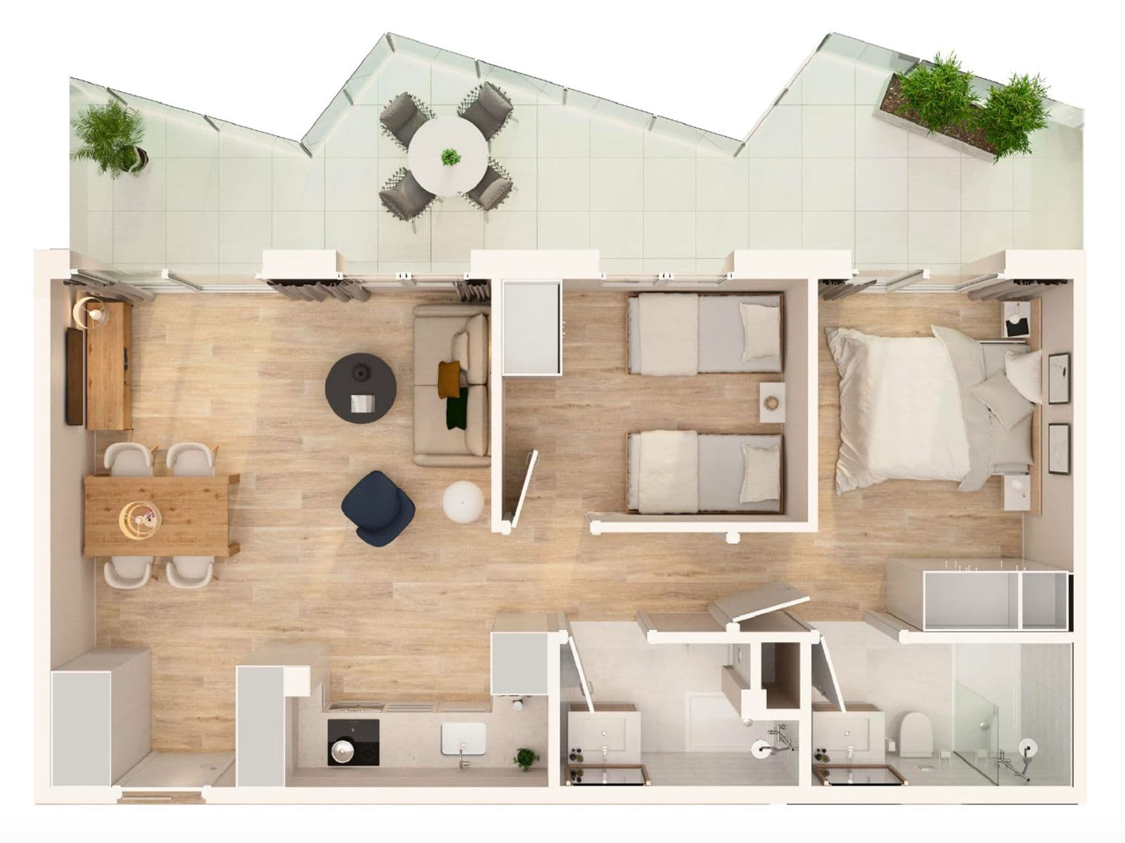 Apartamento 2 dormitorios en Mirador Beach Moncófar