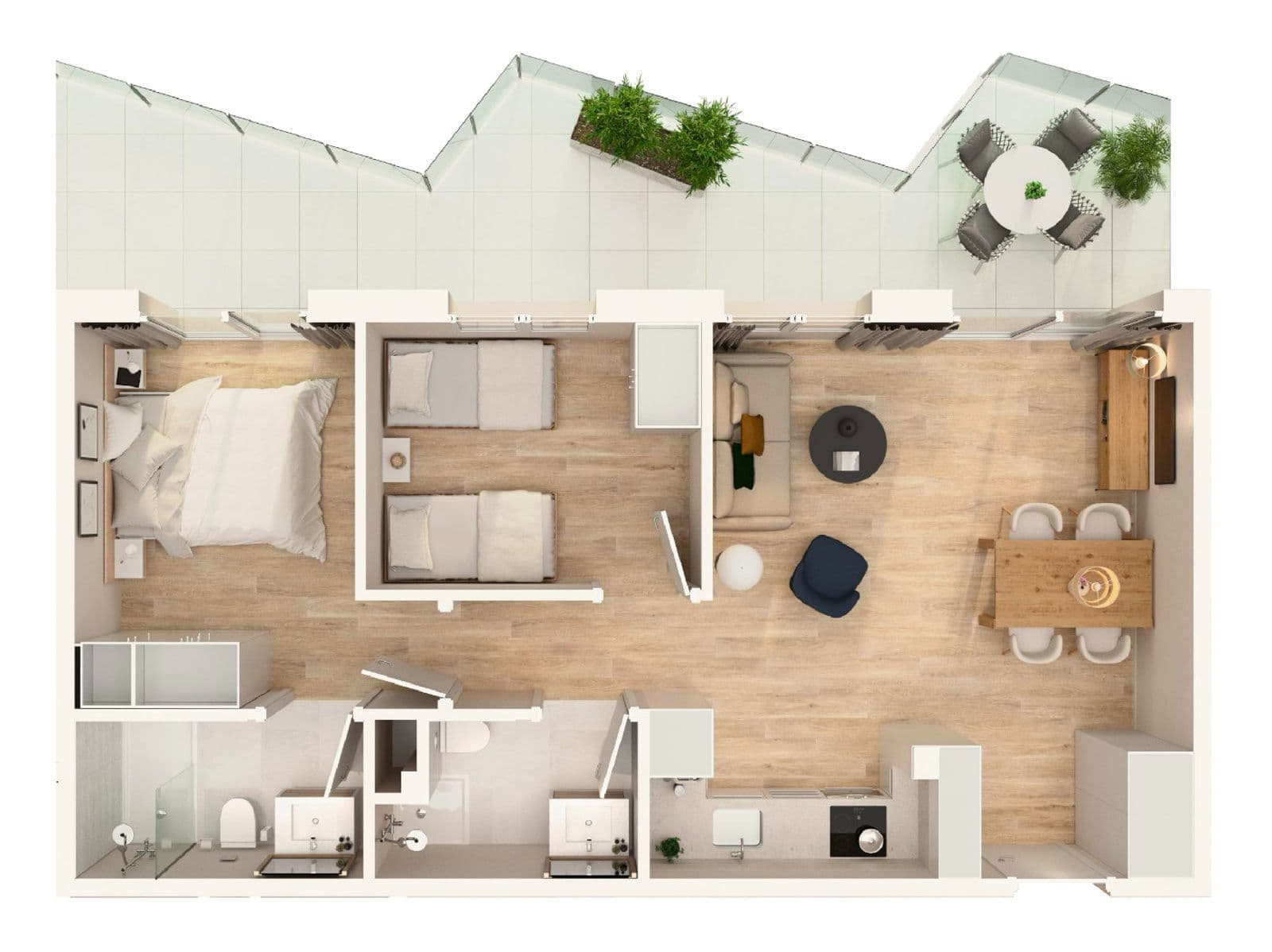 Apartamento 2 dormitorios en Mirador Beach Moncófar