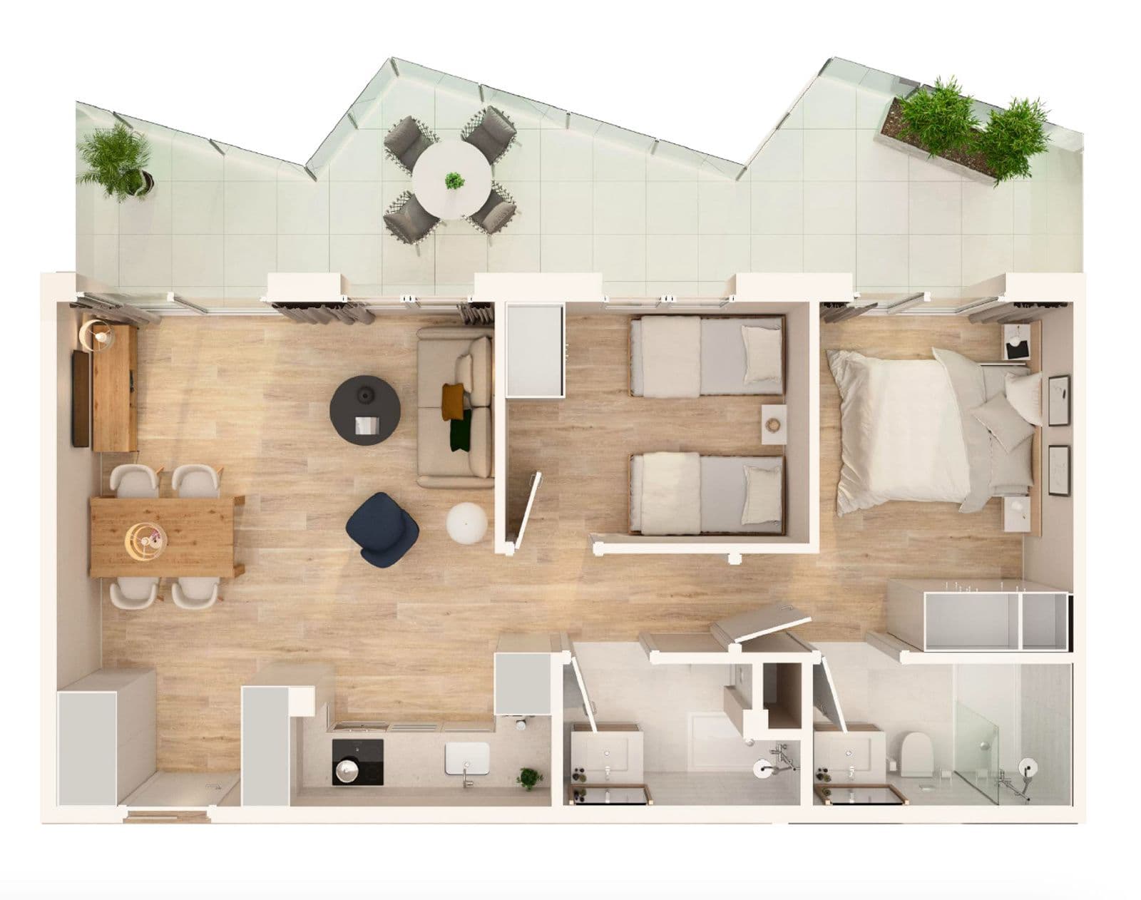 Apartamento 2 dormitorios en Mirador Beach Moncófar