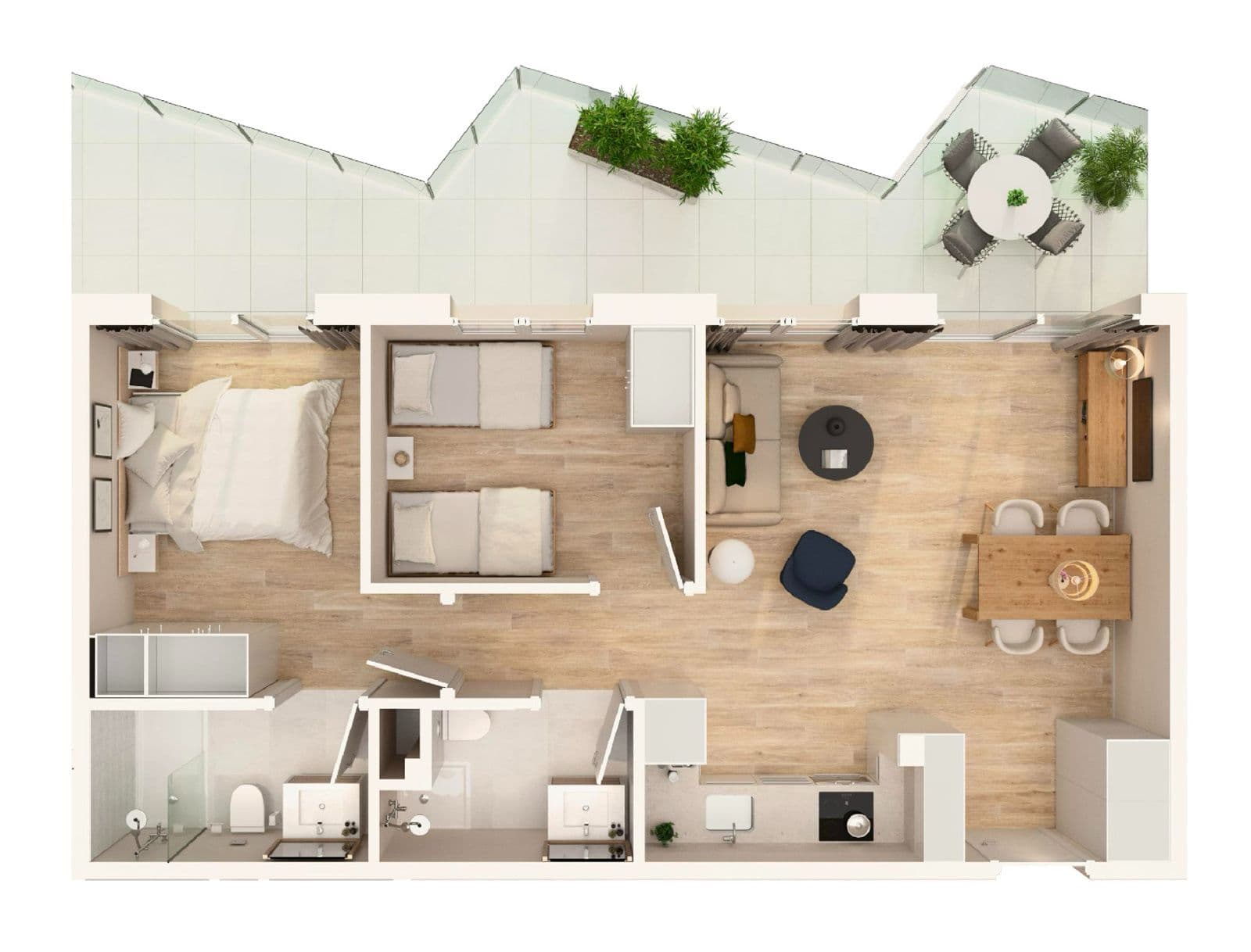 Apartamento 2 dormitorios en Mirador Beach Moncófar