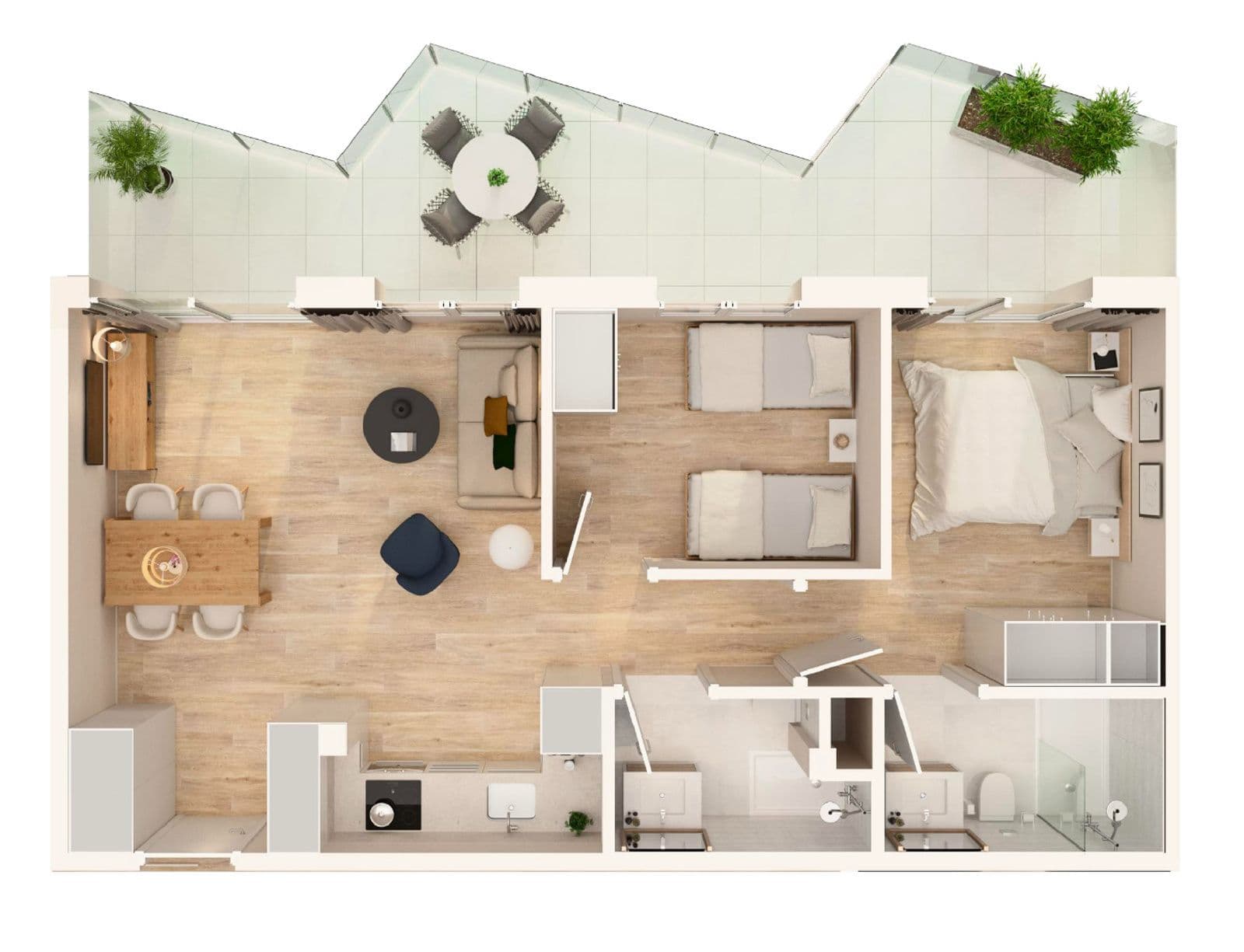 Apartamento 2 dormitorios en Mirador Beach Moncófar